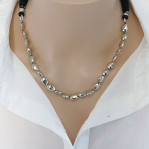 Natural Pyrite Metallic Silver Faceted Straight Drilled Pear Drops, 8x12 mm, Rich Color, (PYMS-PRSD-8x12)(568)