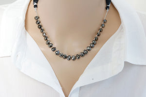 Natural Pyrite Gunmetal Faceted Pear Drops, 6x8 mm, Rich Color, Pyrite Gemstone Beads, (PYGM-PR-6x8)(570)