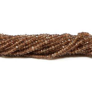 Andusalite Faceted 3 to 3.5 mm Roundel, Andusalite Gemstone Beads, (AND-RNDL-3-3.5)(87)