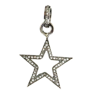 Pave Diamond Star Pendant, (DPS-87) - Beadspoint