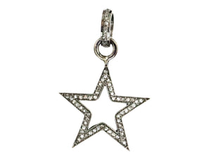 Pave Diamond Star Pendant, (DPS-87) - Beadspoint