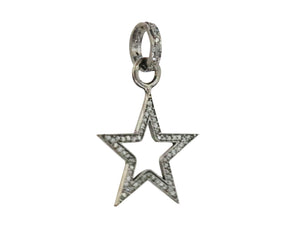 Pave Diamond Star Pendant, (DPS-87) - Beadspoint