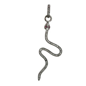 Pave Diamond Snake Pendant, (DPL-2399) - Beadspoint