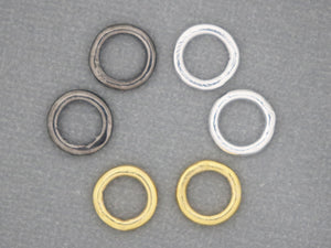 4 Pcs, Sterling Silver 16 GA circle rings, (LC-27) - Beadspoint
