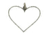 Pave Diamond Large Open Heart  Pendant, (DPL-2371)