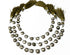 Natural Pyrite Faceted Heart Drops, 8-9 mm, Rich Color, Pyrite Gemstone Beads, (PY-HRT-8-9)(599)