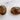 Gold Plated Faceted Whiskey Topaz Oval Connector, 16x20 mm (BZC-7337) - Beadspoint