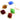 Gold Plated Faceted Fancy Connector, 24x20 mm, multiple gemstones, (BZC-7382) - Beadspoint
