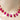 Fuchsia Pink Chalcedony Faceted Pear Drops, 10x13 mm, (CLFP-PR-10x13)(158)