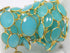 Aqua Chalcedony Oval Faceted Bezel Chain, (BC-ACL-202)