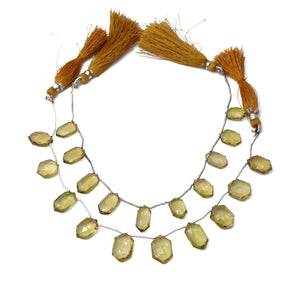 Natural Whiskey Topaz Faceted Fancy Drops, 8x12-9x14 mm, Rich Color (WTZ-FCY-8x12-9x14)(637)
