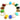 Gold Plated Faceted Chicklet Connector, 15x20 mm, (BZC-7450) - Beadspoint