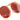 Gold Plated Faceted Large Carnelian Oval Connector, 30x37 mm, (BZC-7498) - Beadspoint