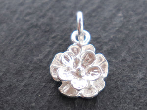 2 PCS Sterling Silver Flower Charms (HT-8263) - Beadspoint