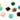 Gold Plated Faceted Clover Bezel, 21 mm, multiple gemstones, (BZC-8015) - Beadspoint