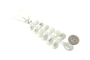 Natural Solar Quartz Faceted Pear Drops, 12x18-15x26 mm, Rich Color, Quartz Gemstone Beads, (SLQ-PR-12x18)(649)