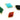 Gold Plated Faceted Diamond Connector, 16x24 mm, multiple gemstones, (BZC-8045) - Beadspoint