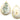 Gold Plated Faceted Large Solar Quartz Pear Pendant, 37x50 mm, (BZC-8108) - Beadspoint
