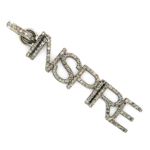 Pave Diamond INSPIRE Script Pendant,  (DPL-2380) - Beadspoint