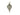 Pave Diamond Elongated Heart Charm (DCH-129) - Beadspoint