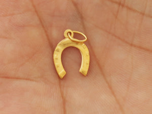 14k Gold Filled Horse Shoe Charm-- ( GF/CH0/CR17)