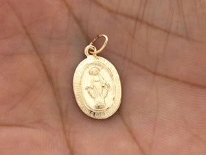 14k Gold Filled Virgin Mary Charm-- (GF/CH0/CR22)