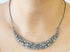 Pave Diamond And Labradorite Necklace with Clasp, (DNK-004)