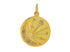 Pave Diamond Sunbeam Medallion Pendant, (DPS-96)