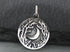 Sterling Silver Forest Night Moon charm -- (SS/CH5/CR63) -CRC