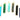 Gold Plated Faceted Long Drop Bar Bezel, 34x7 mm, Multiple Colors, (BZC-9022-AQ) - Beadspoint