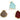 Gold Electroplated Freeform Slab Bezel, 15x21-18x26 mm, Multiple Colors, (BZC-9035-SCL-A) - Beadspoint