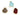 Gold Electroplated Freeform Slab Bezel, 15x21-18x26 mm, Multiple Colors, (BZC-9035-SCL-A) - Beadspoint