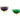 Gold Plated Faceted Half Moon Bezel Connector, 9 x17mm, Multiple Colors, (BZC-9041-AME-SM) - Beadspoint