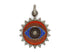 Pave Diamond Evil Eye w/Enamel Pendant, (DPL-2178)