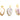 Gold Plated Mystic Moonstone Faceted Arrowhead Bezel, 14x26 mm, (BZC-9061) - Beadspoint