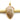 Gold Plated Mystic Moonstone Faceted Arrowhead Bezel, 14x26 mm, (BZC-9061) - Beadspoint