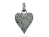 Pave Diamond Heart Pendant, (DPS-158)