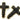 Gold Electroplated  Brown Jasper Cross Pendant, 58x40 mm, (BZC-9073) - Beadspoint