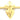 Gold Electroplated  Gold Jasper Cross Pendant, 58x36 mm, (BZC-9074) - Beadspoint