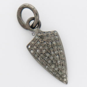 Pave Diamond Arrowhead Charm, (DCH-71) - Beadspoint