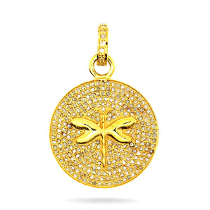 Pave Diamond Pendant, (DPM-1210)