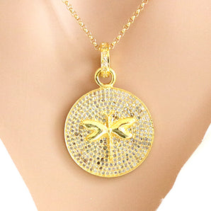 Pave Diamond Pendant, (DPM-1210)