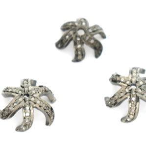 Pave Diamond Bead Cap, (DCAP-01) - Beadspoint