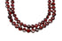 Garnet Faceted Straight Drilled Heart Drops, 8 mm, Rich Color, Garnet Gemstone Beads, (GAR-HRT-8SD)(275)