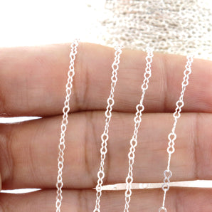 Sterling Silver Peanut Chain, 5x1.5 mm, (SS-099)