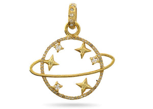 Pave Diamond Celestial Pendant, (DPM-1221)