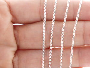 Sterling Silver Small Rolo Chain, 2.5 mm Links, (SS-069)
