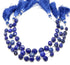 Lapis Lazuli Faceted Onion Drops, 8-9 mm, Rich Color, Lapis Gemstone Beads, (LAP-ON-8-9)(290)