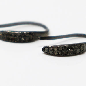 Pave Diamond Earwire, (DER-01) - Beadspoint