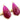 Gold Plated Dyed Ruby Faceted Arrowhead Bezel, 30x15 mm, (BZC-9141) - Beadspoint